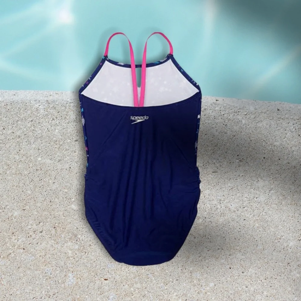 Speedo Girls Thin Strap One-piece Swimsuit